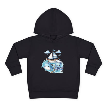 Nautical Sea Toddler Fleece Hoodie
