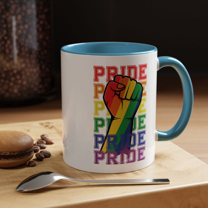 Pride with Fist Coffee Mug