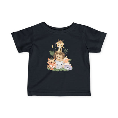 サファリアニマルベビーTシャツ