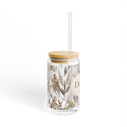 Dream Sipper Glass Cup with Lid - 16oz