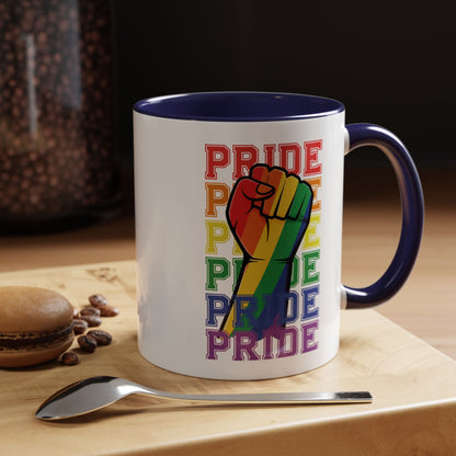 Pride with Fist Coffee Mug