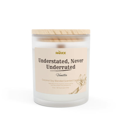 Frosted Glass Candle, 11 oz