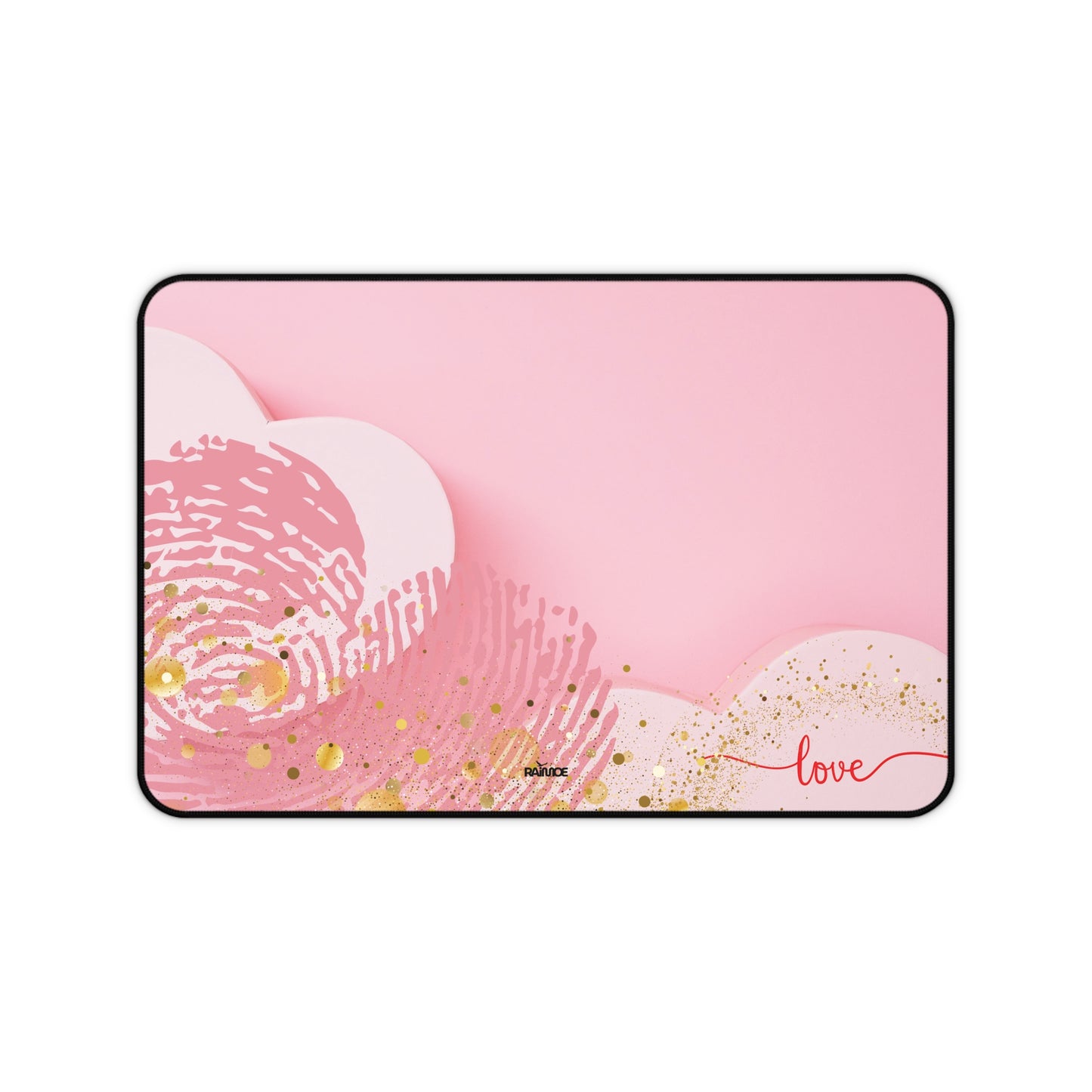 ピンクラブデスクマット