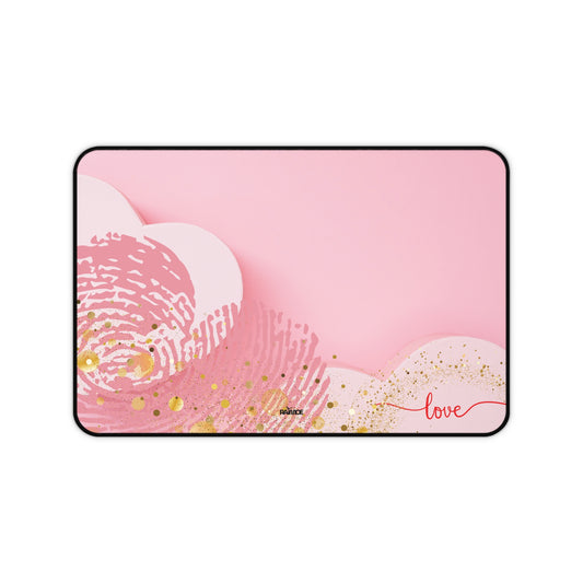 ピンクラブデスクマット