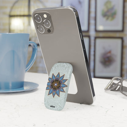 Agarre de clic para teléfono Blue Bloom