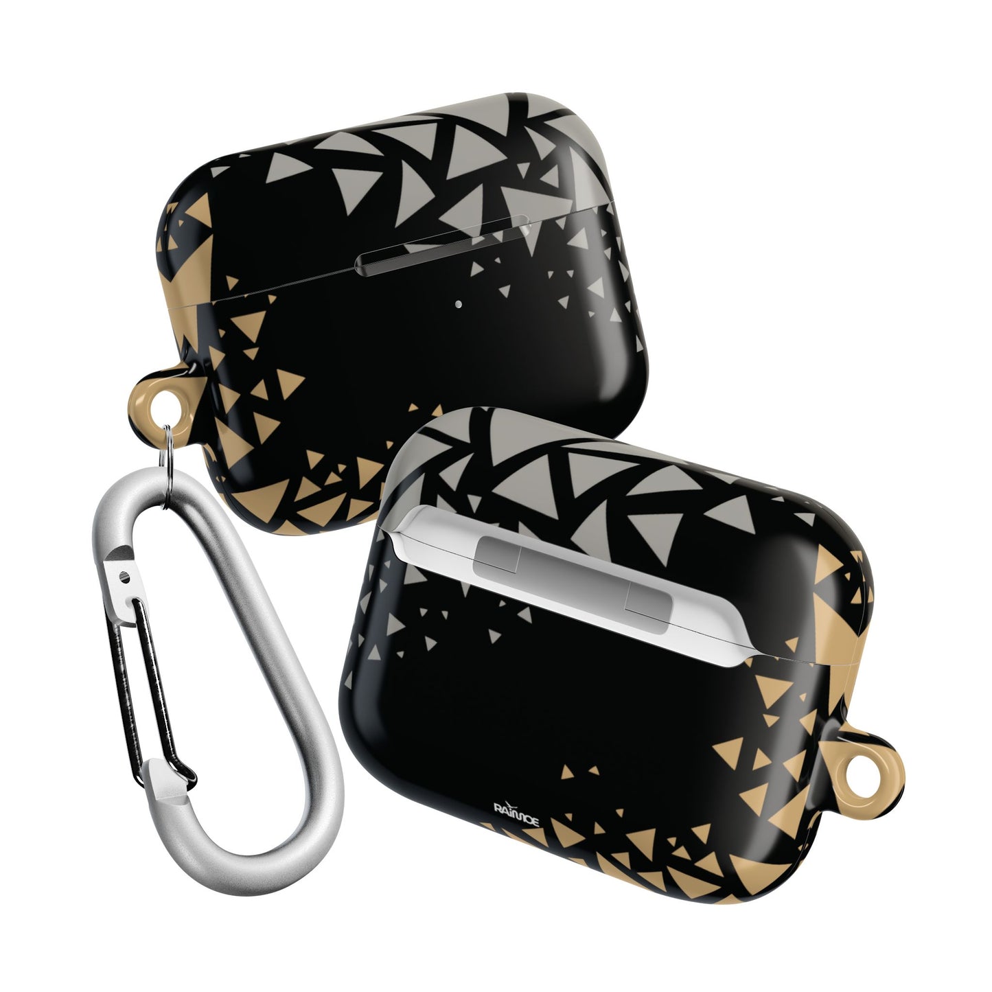 Funda para AirPods Pro Gen 2 con diseño de triángulos web