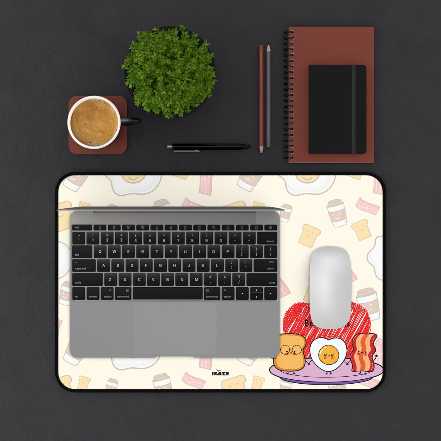 Breakfast Bestfriends Desk Mat
