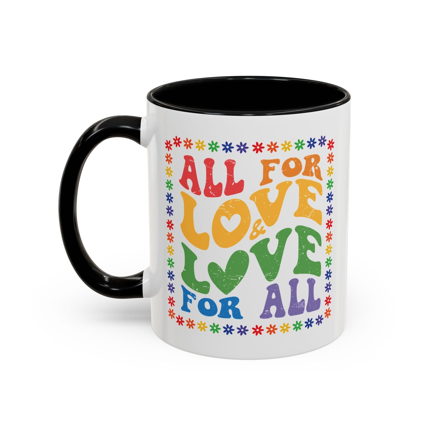 Colorful Love Quote Coffee Mug