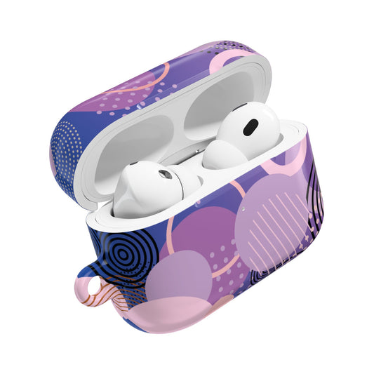Geometric Purple - AirPods Pro Gen 2 Case