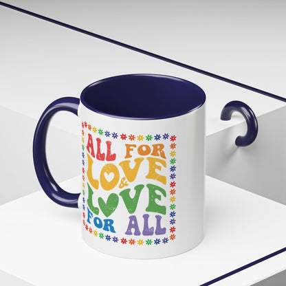 Colorful Love Quote Coffee Mug