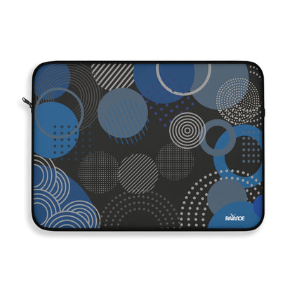 Funda para portátil con diseño geométrico negro