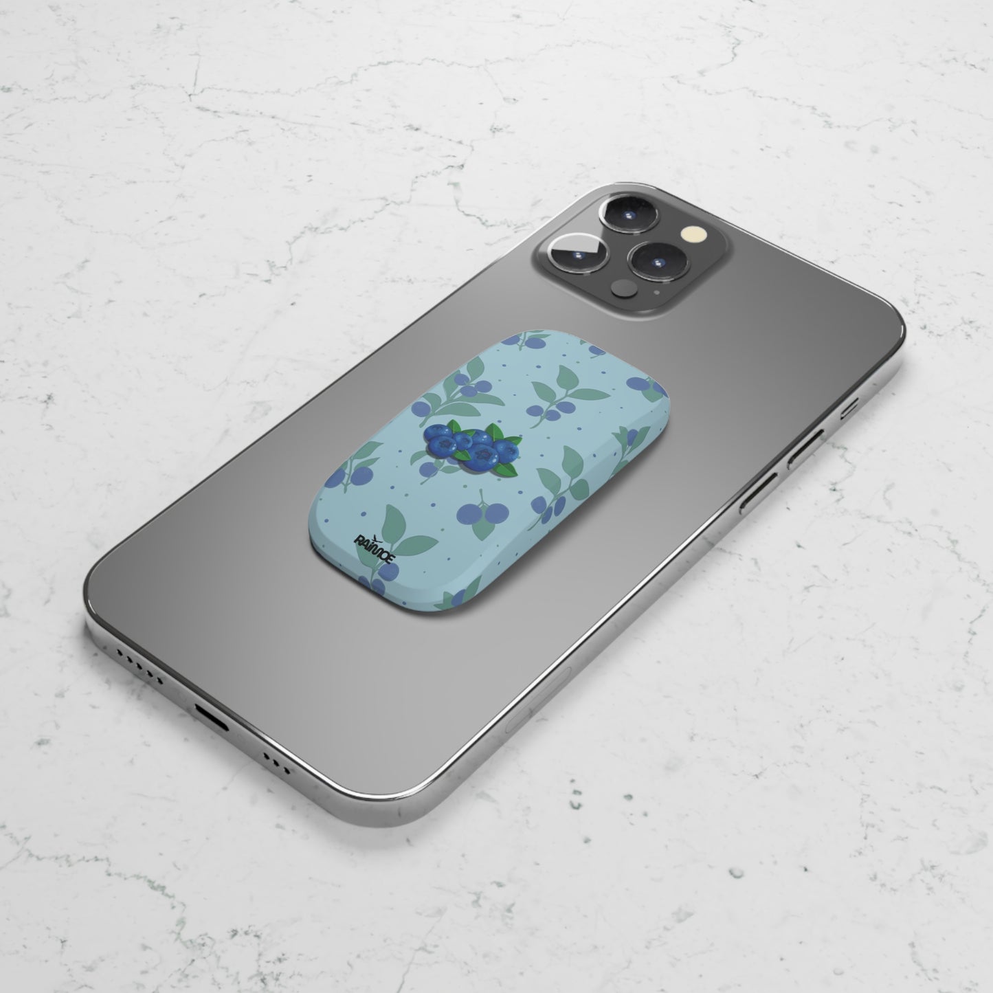 Blueberries Burst Phone Click-On Grip