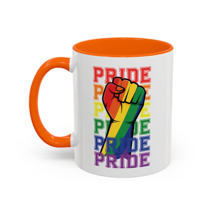 Pride with Fist Coffee Mug