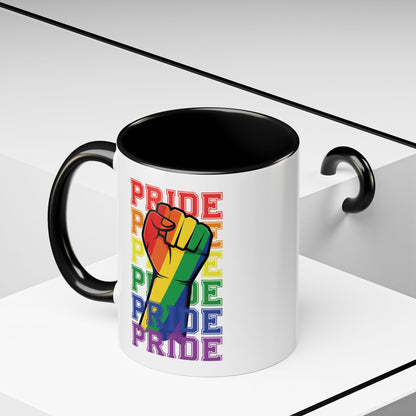 Pride with Fist Coffee Mug
