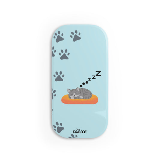 Snoozy Kitty Phone Click-On Grip