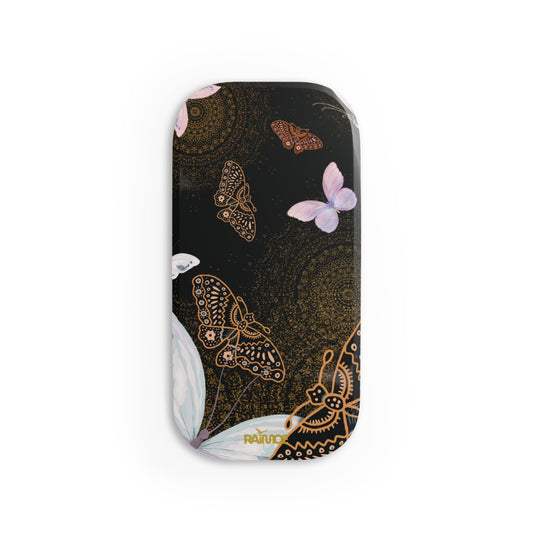 Spiral Butterfly Phone Click-On Grip