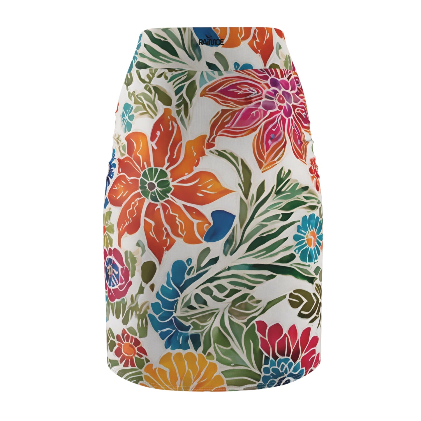 Falda tubo de primavera para mujer
