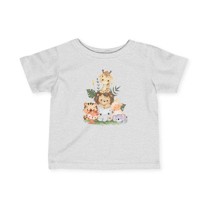 サファリアニマルベビーTシャツ