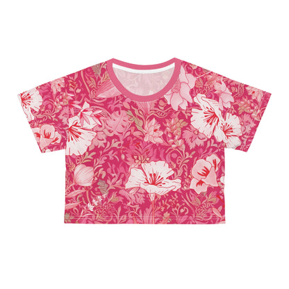 ピンク ゴッデス ウィメンズ クロップ T シャツ