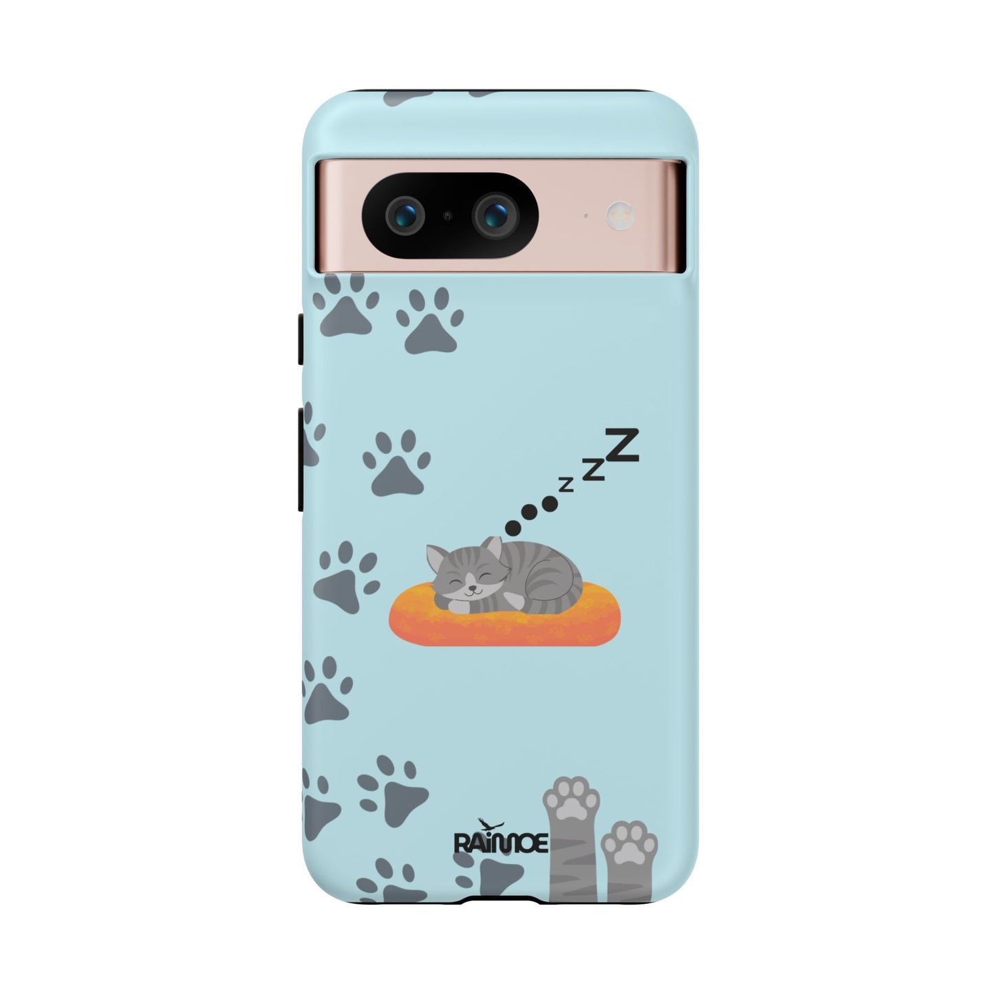 Snoozy Kitty - Funda resistente mate para Google Pixel