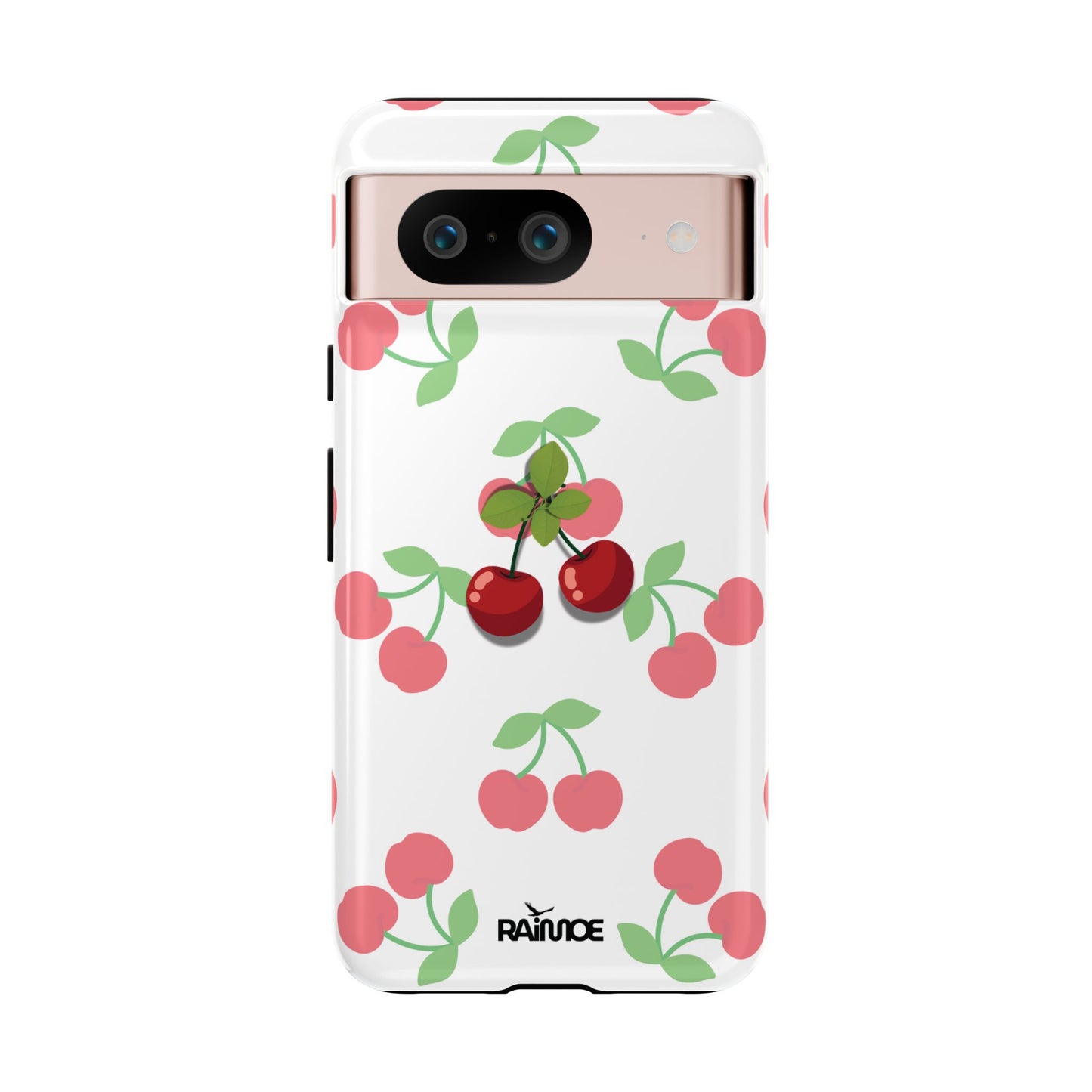 Funda resistente Red Cherry para Google Pixel (brillante)