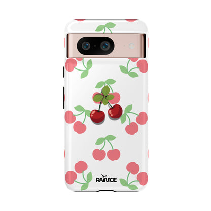 Funda resistente Red Cherry para Google Pixel (brillante)