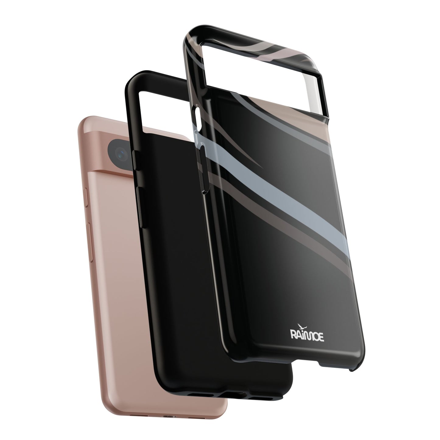 Funda resistente con líneas onduladas para Google Pixel (brillante)