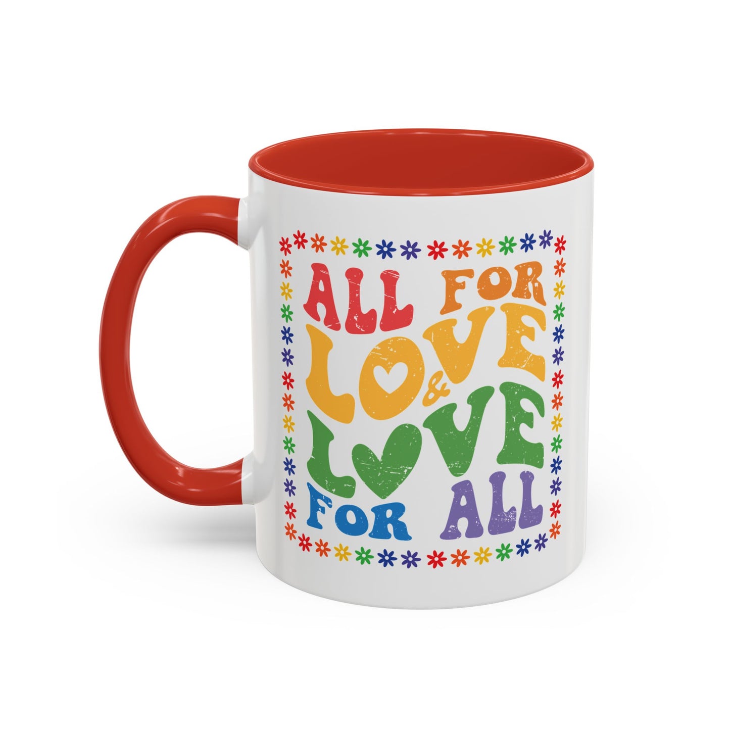 Colorful Love Quote Coffee Mug