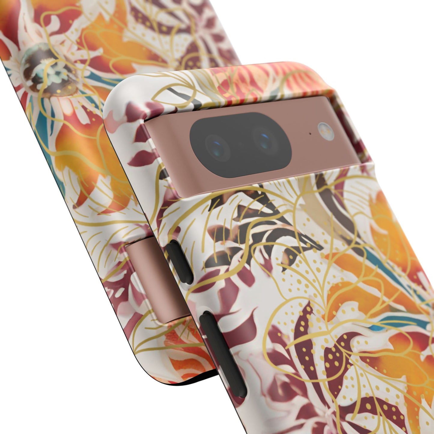 Auburn Floral - Funda resistente para Google Pixel (mate)
