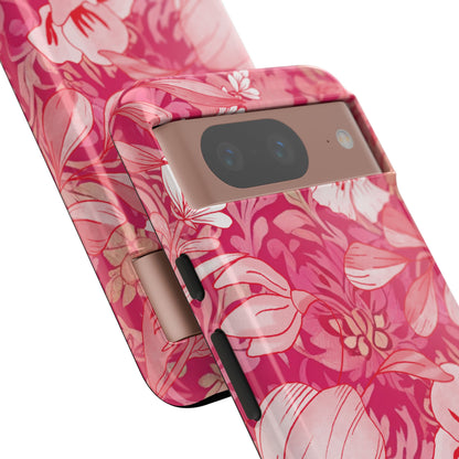 ピンクの女神 - Google Pixel タフケース (光沢)