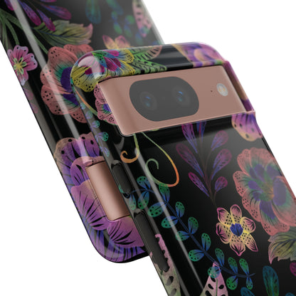 ピンク ルミナ - Google Pixel タフケース (光沢)