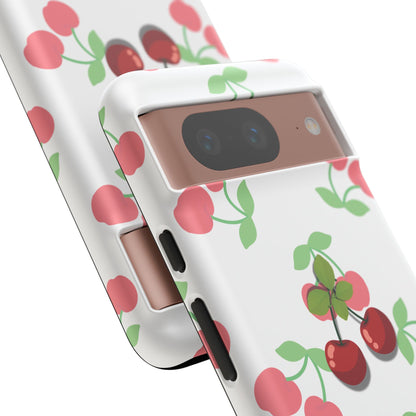 Funda resistente Red Cherry para Google Pixel (mate)