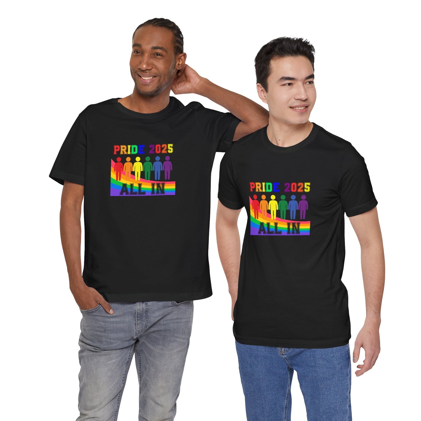 Pride 2025 All in Unisex Tee