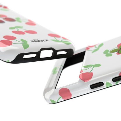 Funda resistente Red Cherry para Google Pixel (brillante)