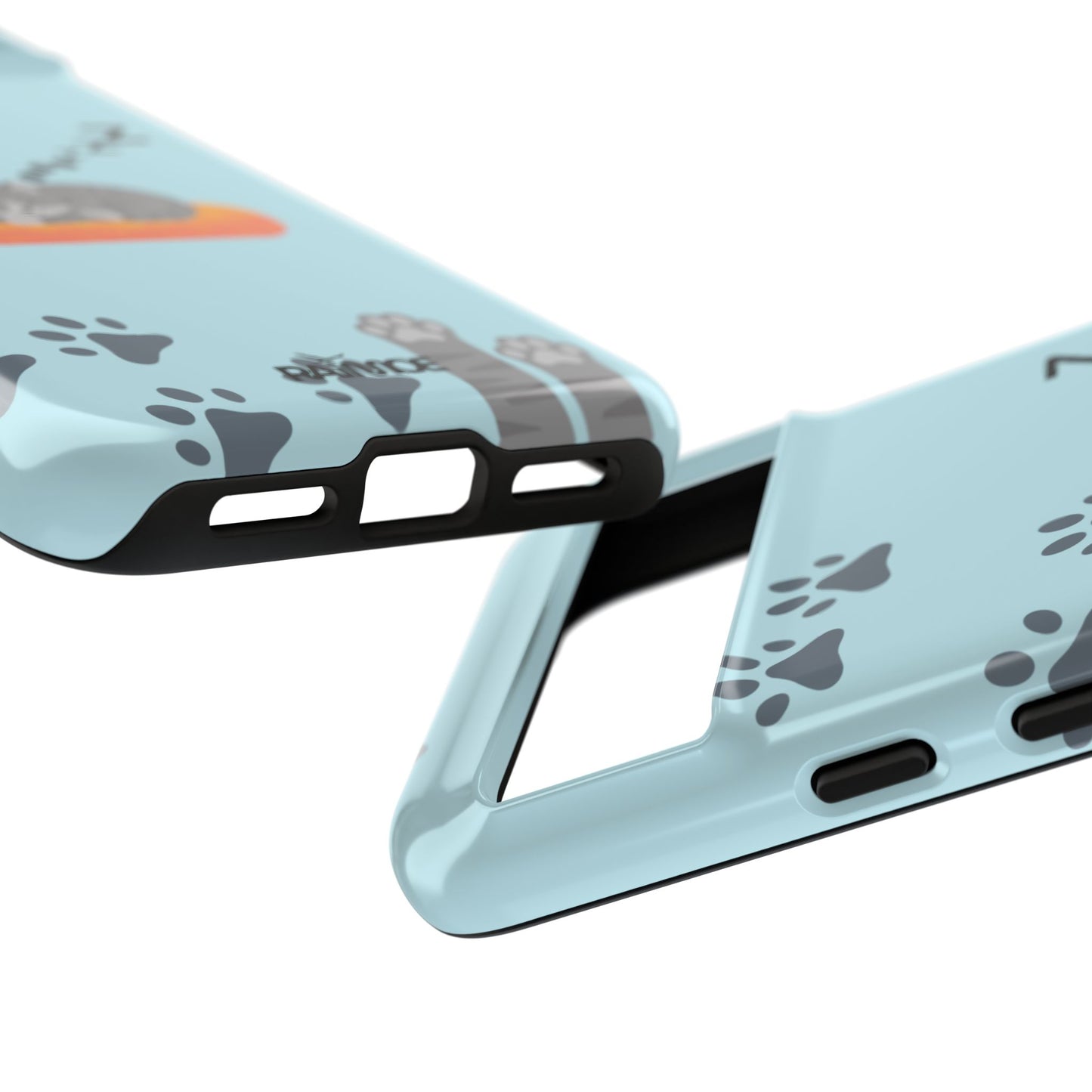 Snoozy Kitty - Funda resistente para Google Pixel (brillante)