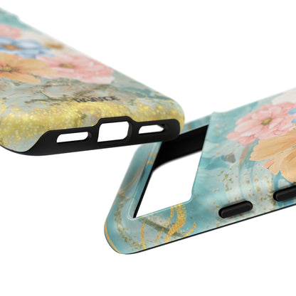 Golden Waves - Funda resistente mate para Google Pixel
