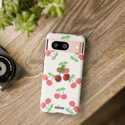 Funda resistente Red Cherry para Google Pixel (mate)