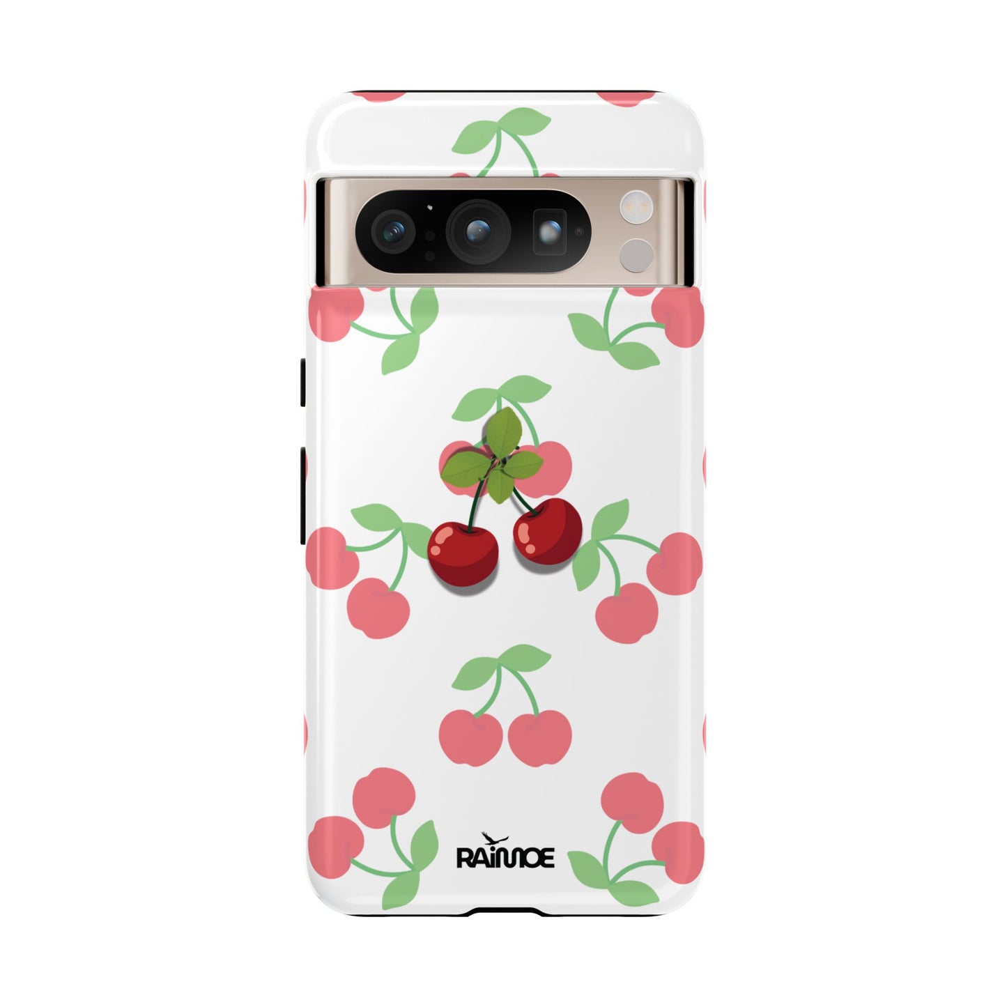 Funda resistente Red Cherry para Google Pixel (brillante)