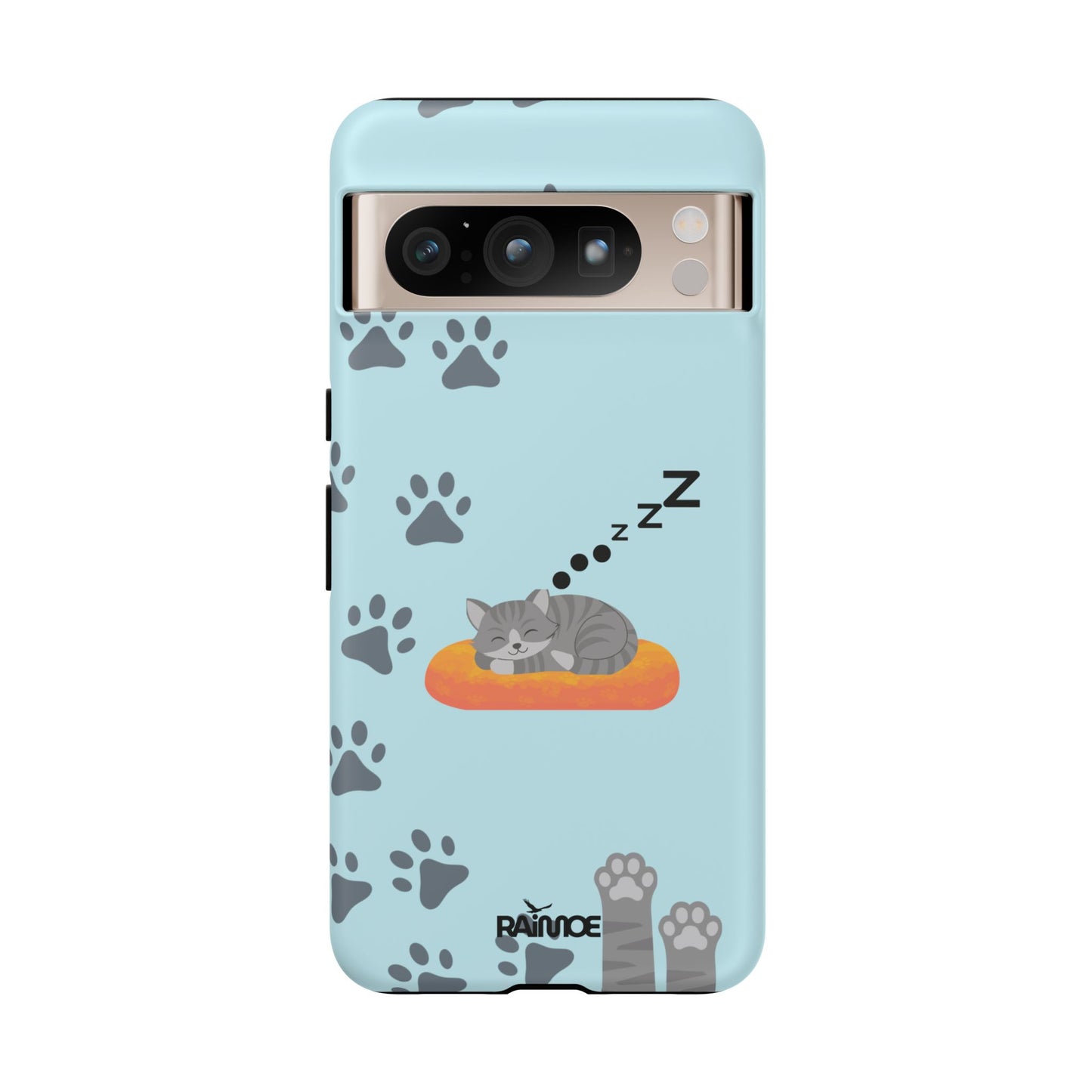 Snoozy Kitty - Funda resistente mate para Google Pixel