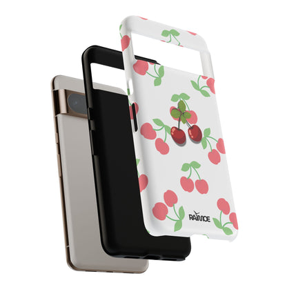 Funda resistente Red Cherry para Google Pixel (mate)
