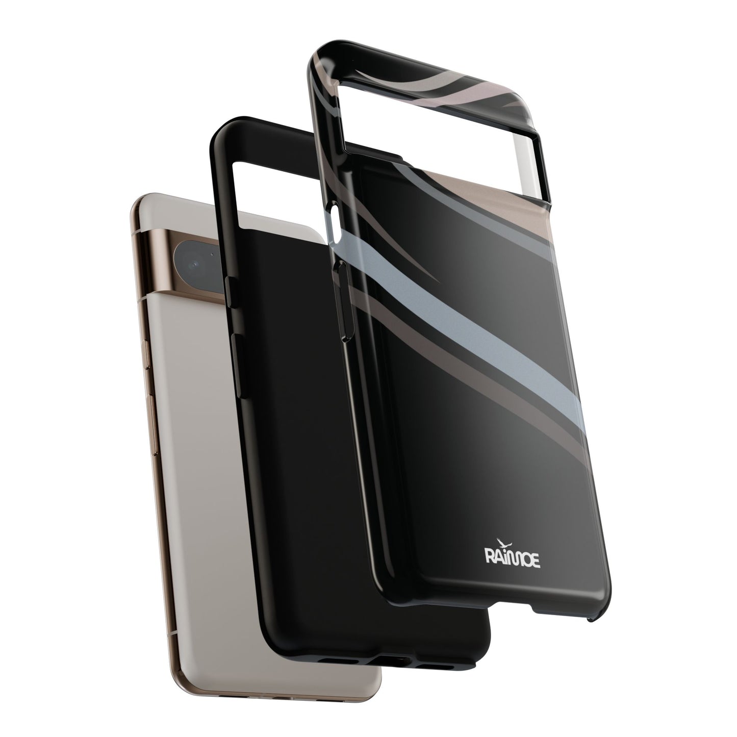 Funda resistente con líneas onduladas para Google Pixel (brillante)