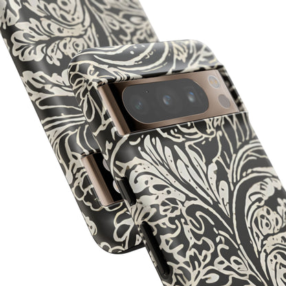 Funda resistente mate para Google Pixel con efecto Leaf Stroke