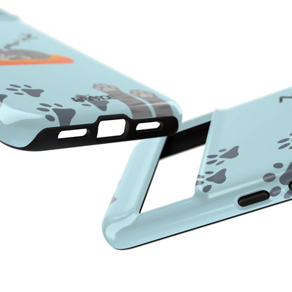 Snoozy Kitty - Funda resistente para Google Pixel (brillante)