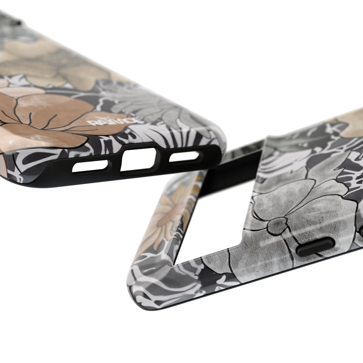 Funda resistente con diseño floral rústico para Google Pixel (mate)