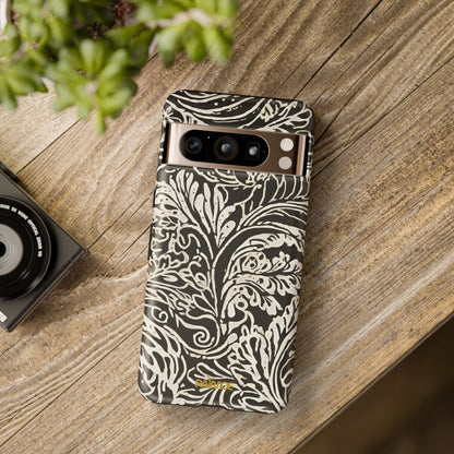 Funda resistente mate para Google Pixel con efecto Leaf Stroke