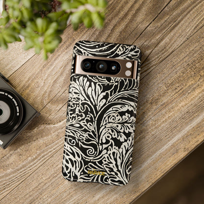 Funda resistente con diseño de hoja de arce para Google Pixel (brillante)