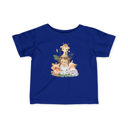 サファリアニマルベビーTシャツ