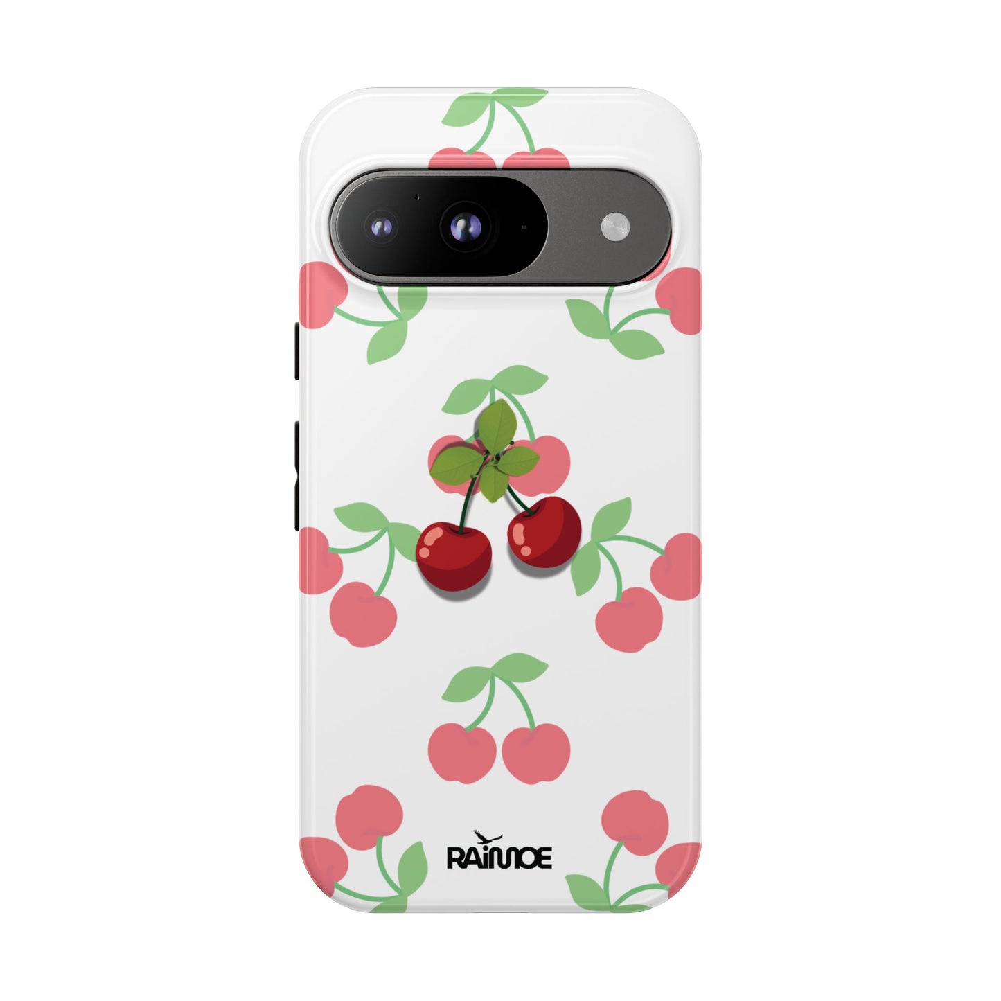 Funda resistente Red Cherry para Google Pixel (brillante)