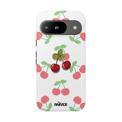 Funda resistente Red Cherry para Google Pixel (brillante)