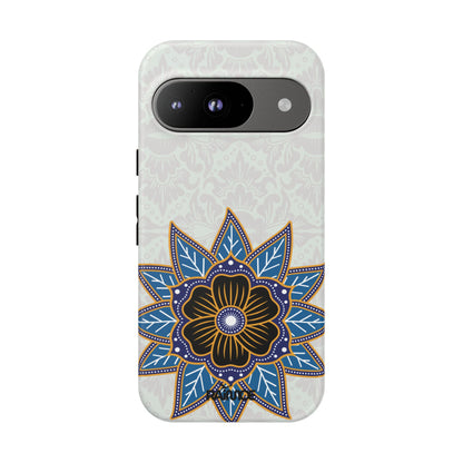 Blue Bloom - Funda resistente mate para Google Pixel